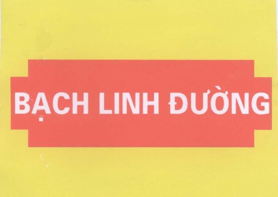 Mẫu nhãn hiệu Bạch Linh Đường