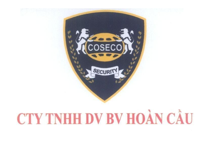 Mẫu nhãn hiệu COSECO Cty TNHH DV BV Hoàn Cầu