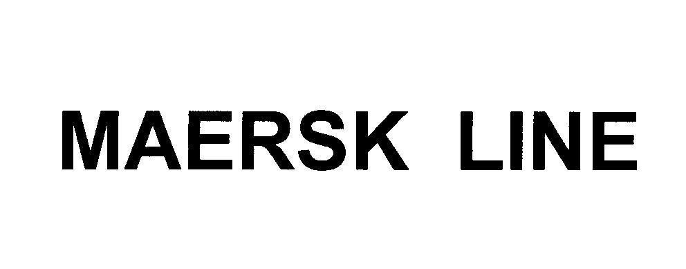 Mẫu nhãn hiệu MAERSK LINE