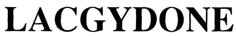 Mẫu nhãn hiệu LACGYDONE