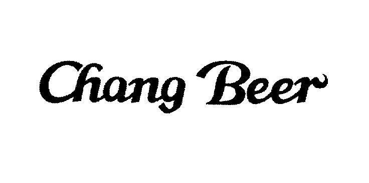 Mẫu nhãn hiệu CHANG BEER