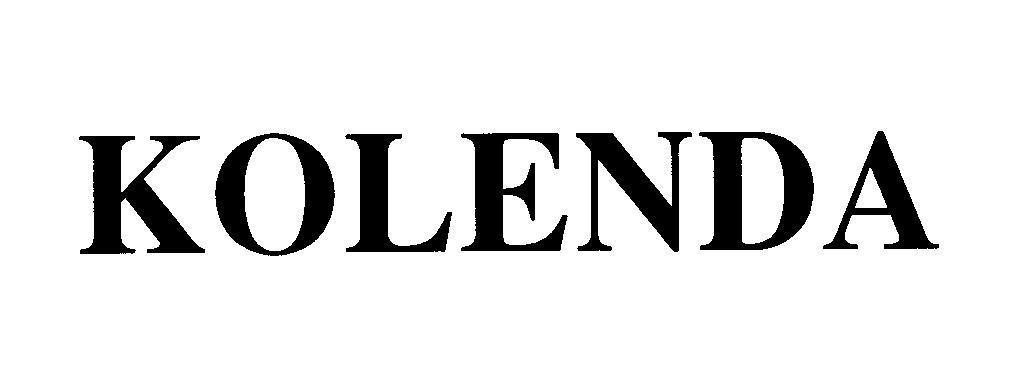 Mẫu nhãn hiệu KOLENDA