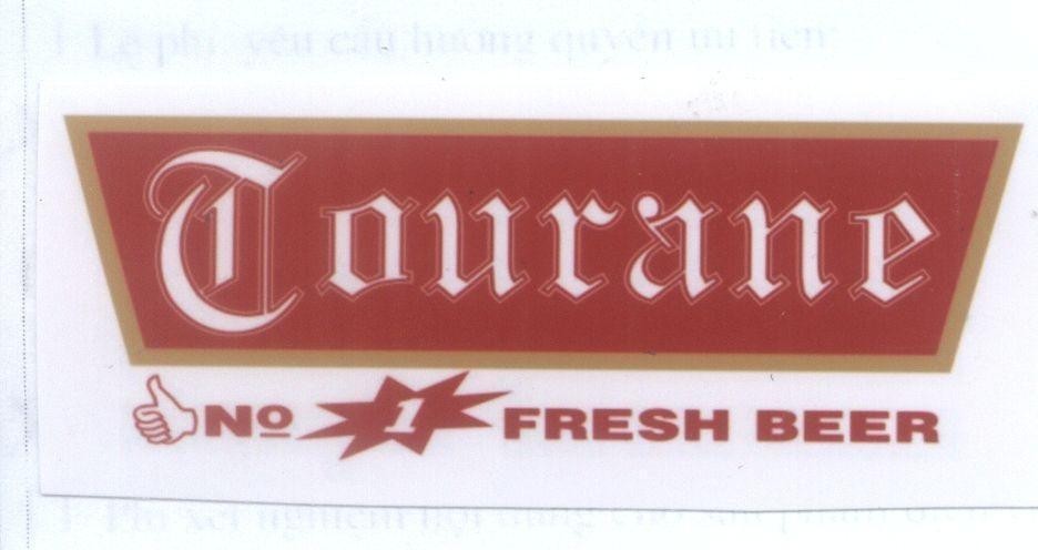 Mẫu nhãn hiệu TOURANE No 1 FRESH BEER