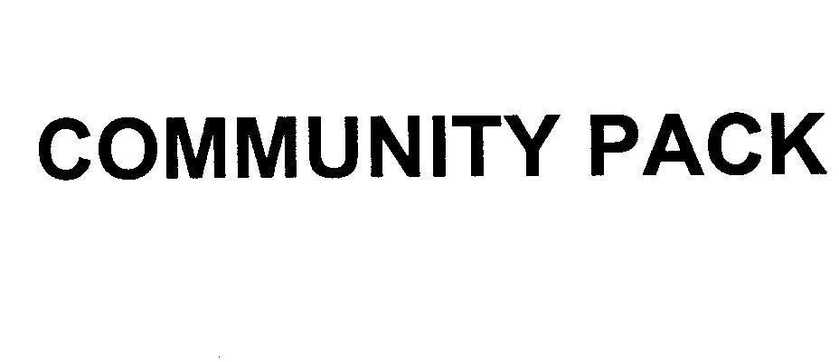 Mẫu nhãn hiệu COMMUNITY PACK