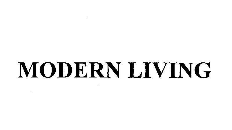 Mẫu nhãn hiệu MODERN LIVING