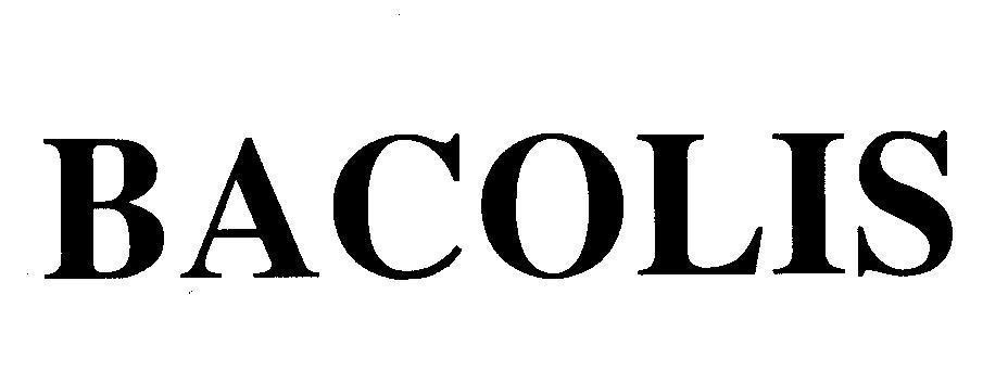 Mẫu nhãn hiệu BACOLIS