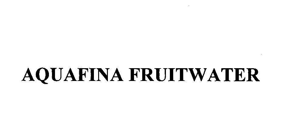 Mẫu nhãn hiệu AQUAFINA FRUITWATER