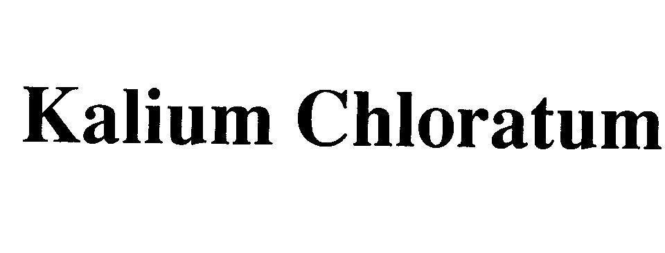 Mẫu nhãn hiệu Kalium Chloratum