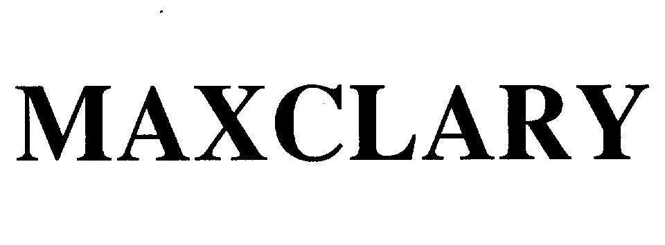 Mẫu nhãn hiệu MAXCLARY