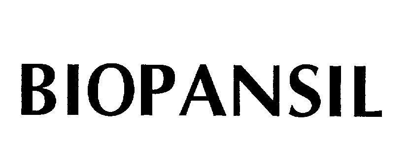 Mẫu nhãn hiệu BIOPANSIL