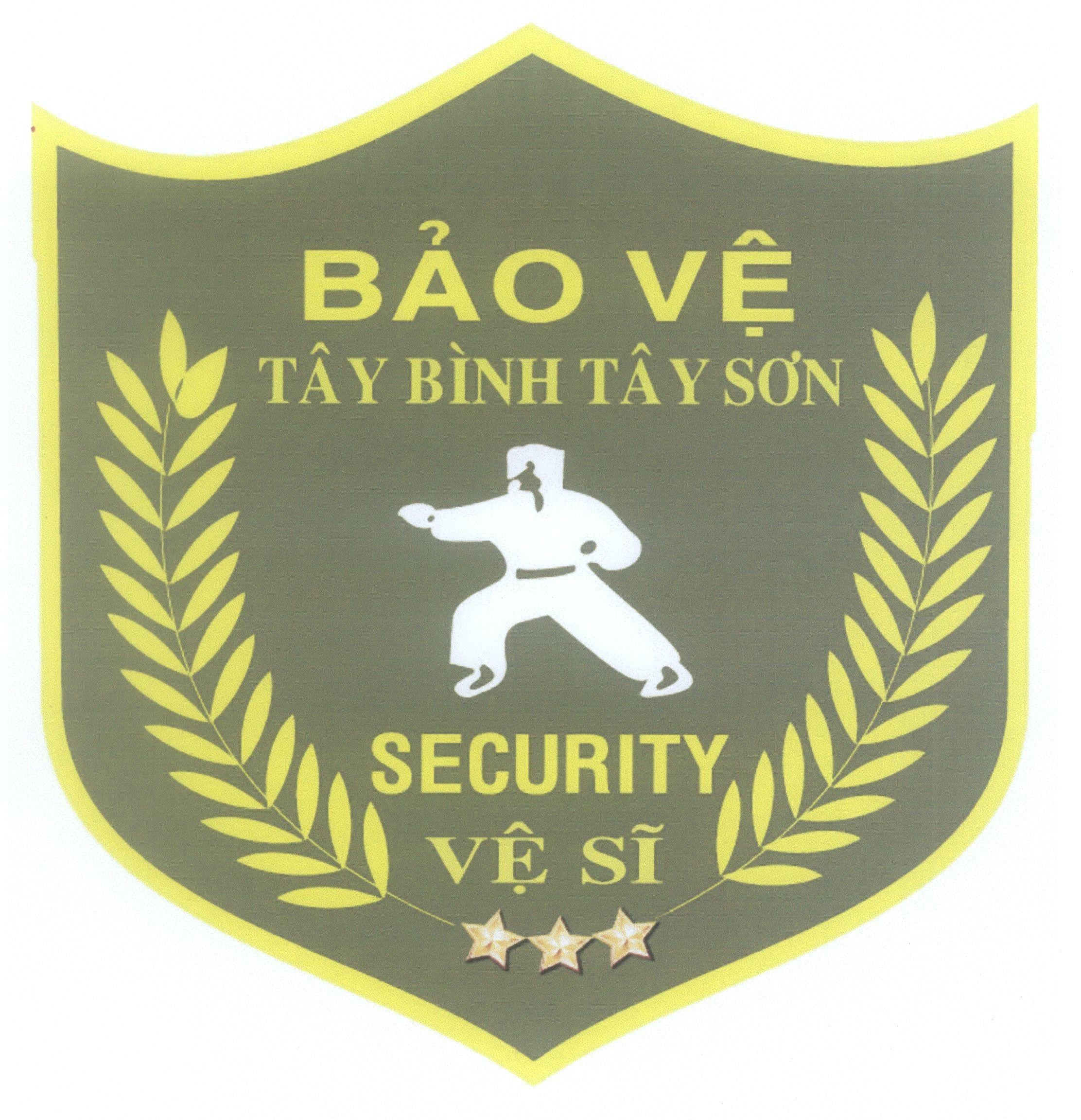 Mẫu nhãn hiệu VE SI TÂY SƠN BAO VE SECURITY
