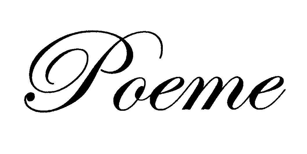 Mẫu nhãn hiệu Poeme