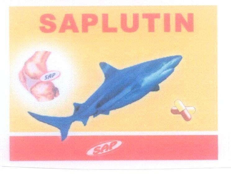 Mẫu nhãn hiệu SAPLUTIN SAP MDI CO XI NGHIEP DUOC PHAM 30