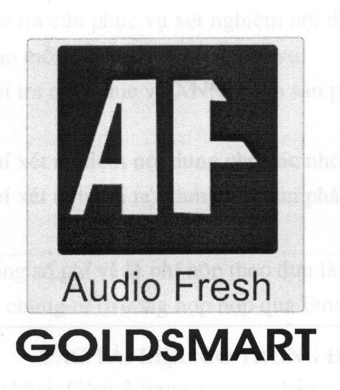Mẫu nhãn hiệu AF AUDIO FRESH GOLDSMART