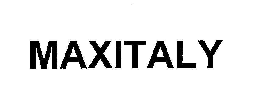 Mẫu nhãn hiệu MAXITALY