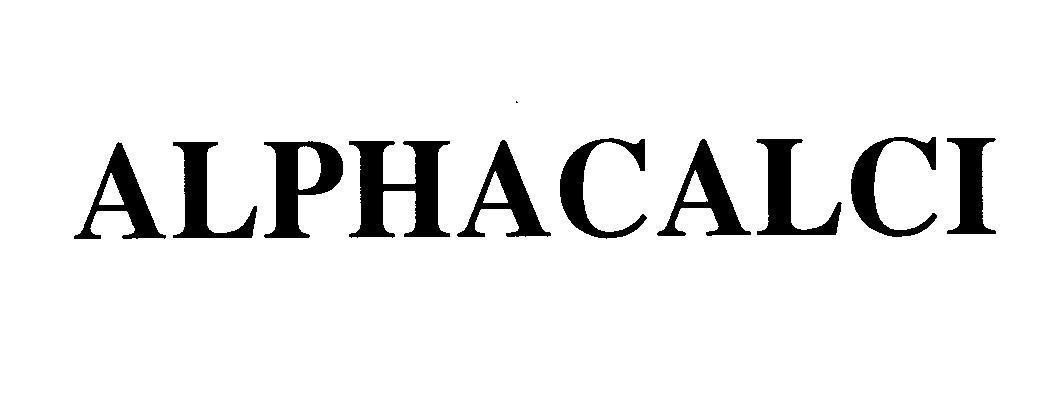 Mẫu nhãn hiệu ALPHACALCI