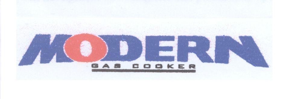 Mẫu nhãn hiệu MODERN GAS COOKER