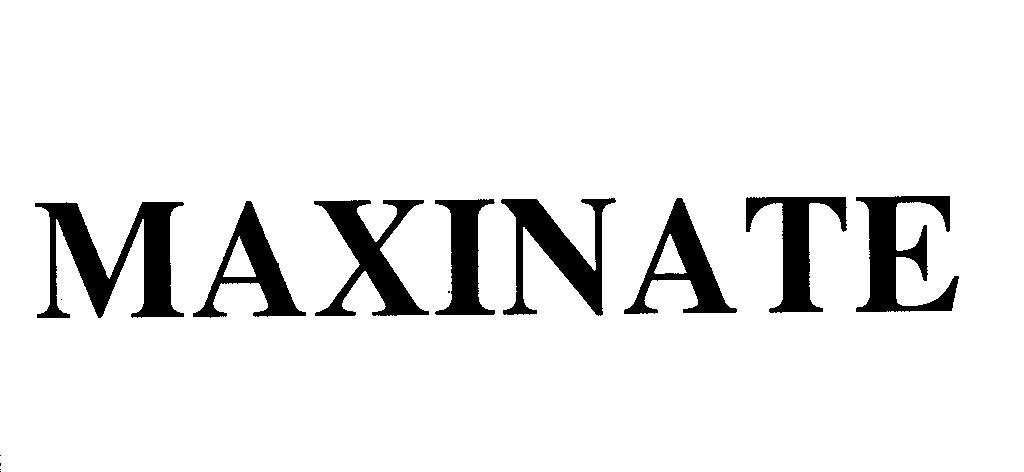 Mẫu nhãn hiệu MAXINATE