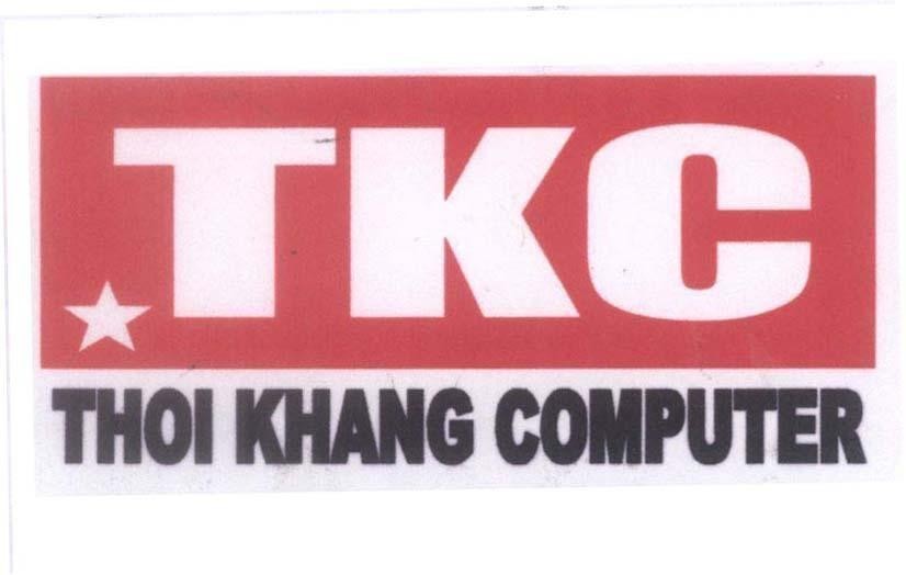 Mẫu nhãn hiệu TKC THOI KHANG COMPUTER