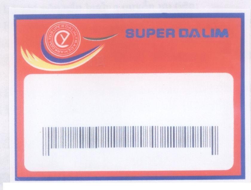 Mẫu nhãn hiệu CY SUPER DALIM TRADEMARK SUPER DALIM