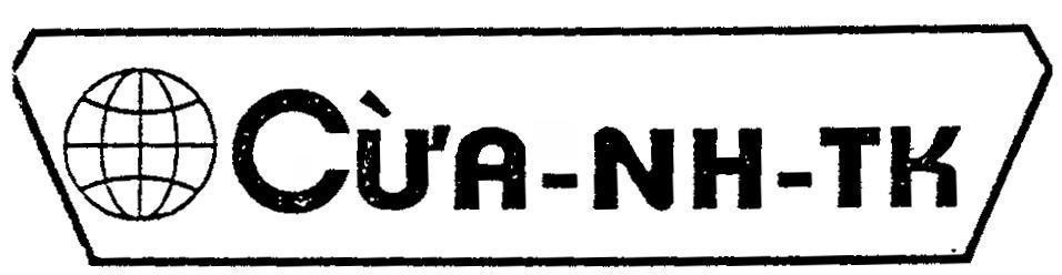 Mẫu nhãn hiệu Cừa-NH-TK