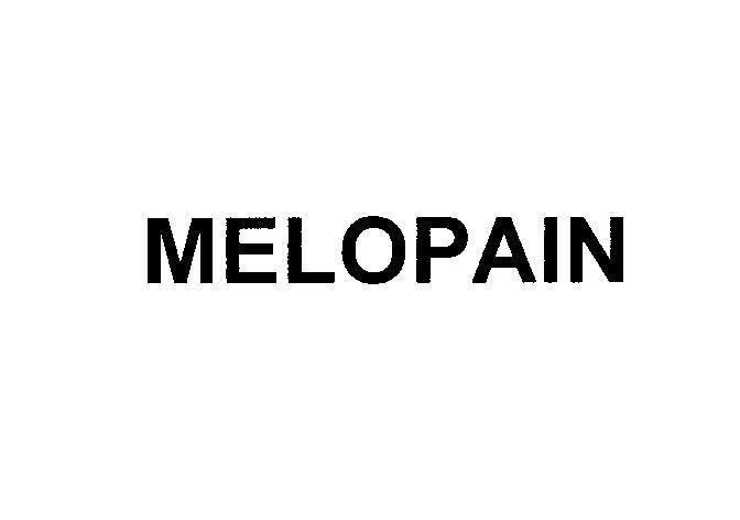 Mẫu nhãn hiệu MELOPAIN
