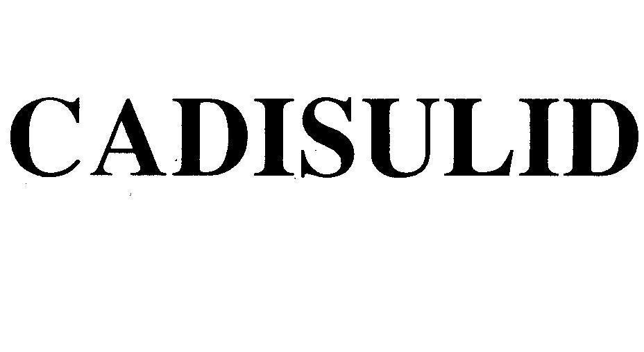 Mẫu nhãn hiệu CADISULID
