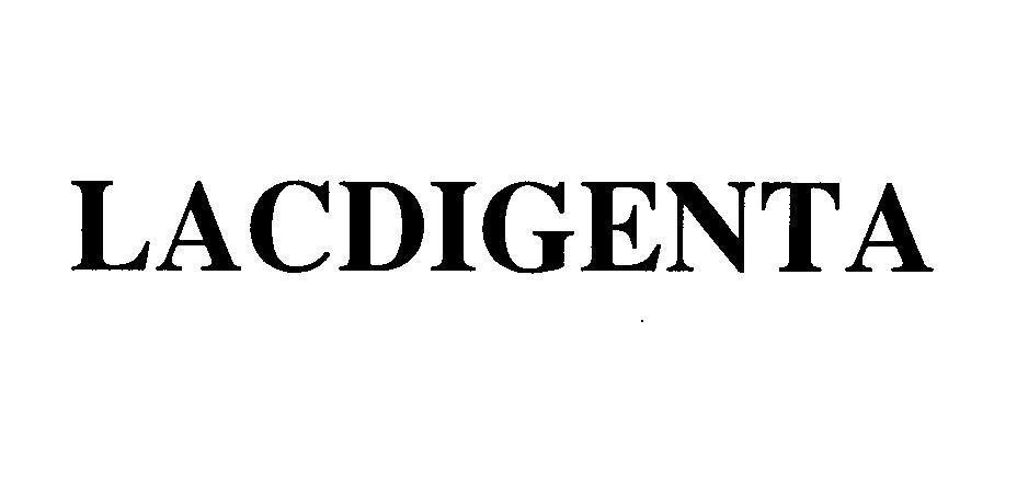 Mẫu nhãn hiệu LACDIGENTA