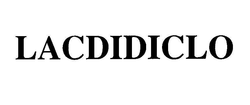 Mẫu nhãn hiệu LACDIDICLO