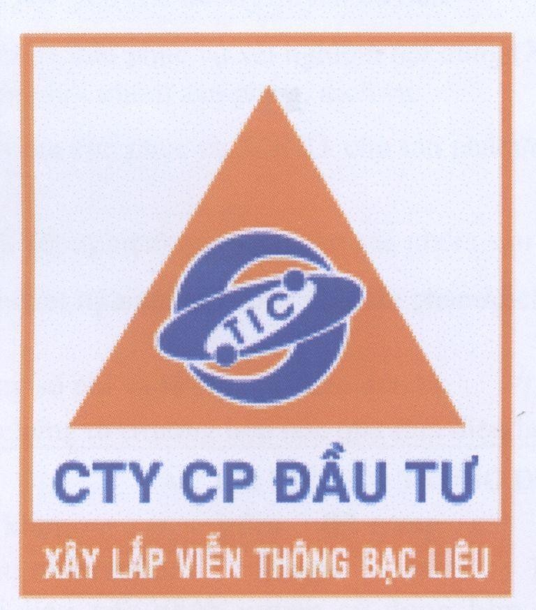 Mẫu nhãn hiệu TIC CTY CP Đầu tư Xây lắp Viễn thông Bạc Liêu