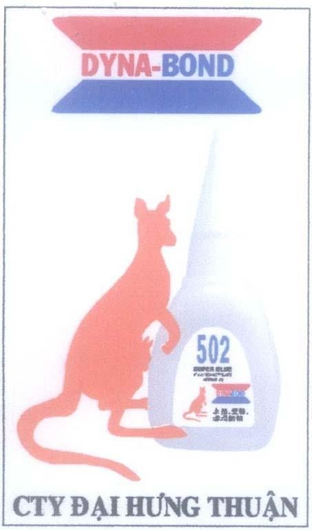 Mẫu nhãn hiệu DYNA - BOND 502 CTY Đại Hưng Thuận
