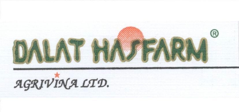 Mẫu nhãn hiệu DALAT HASFARM AGRIVINA LTD