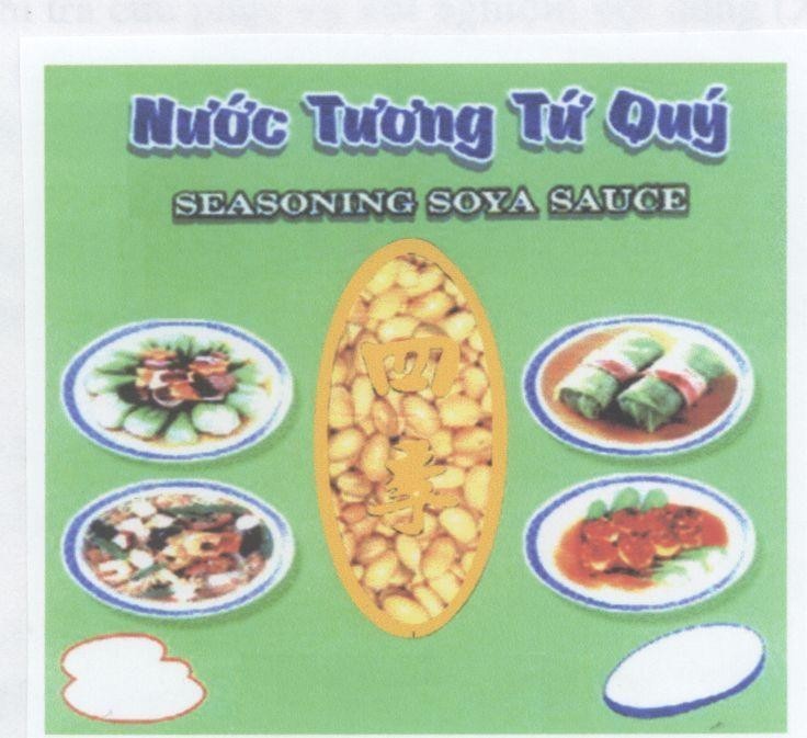 Mẫu nhãn hiệu Nước Tương Tứ Quý SEASONING SOYA SAUCE