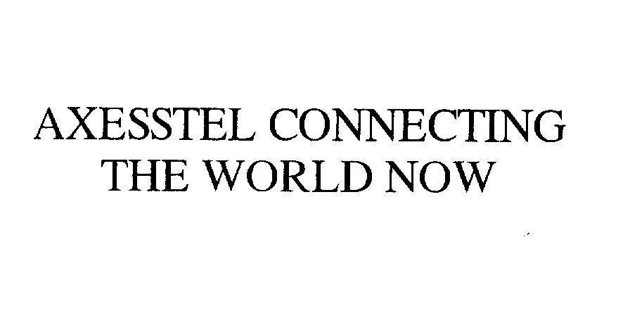 Mẫu nhãn hiệu AXESSTEL CONNECTING THE WORLD NOW