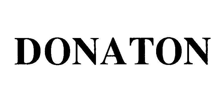 Mẫu nhãn hiệu DONATON