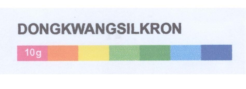 Mẫu nhãn hiệu DONGKWANGSILKRON