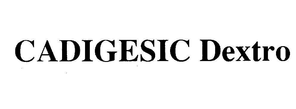 Mẫu nhãn hiệu CADIGESIC Dextro