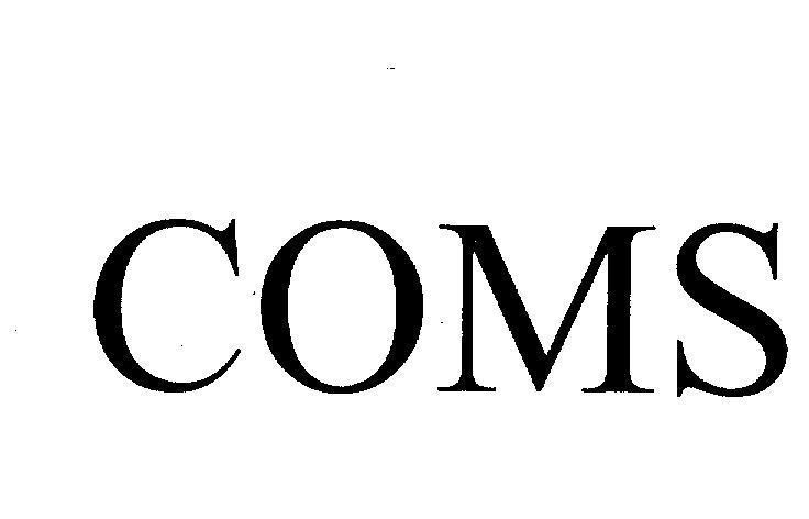 Mẫu nhãn hiệu COMS
