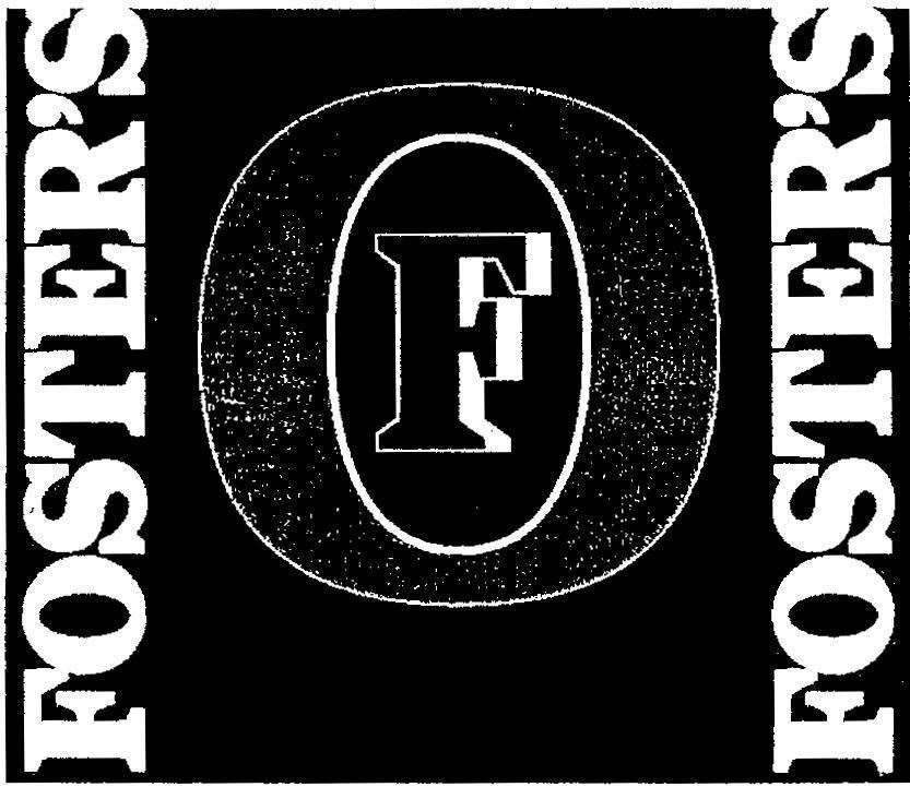 Mẫu nhãn hiệu F O FOSTER'S