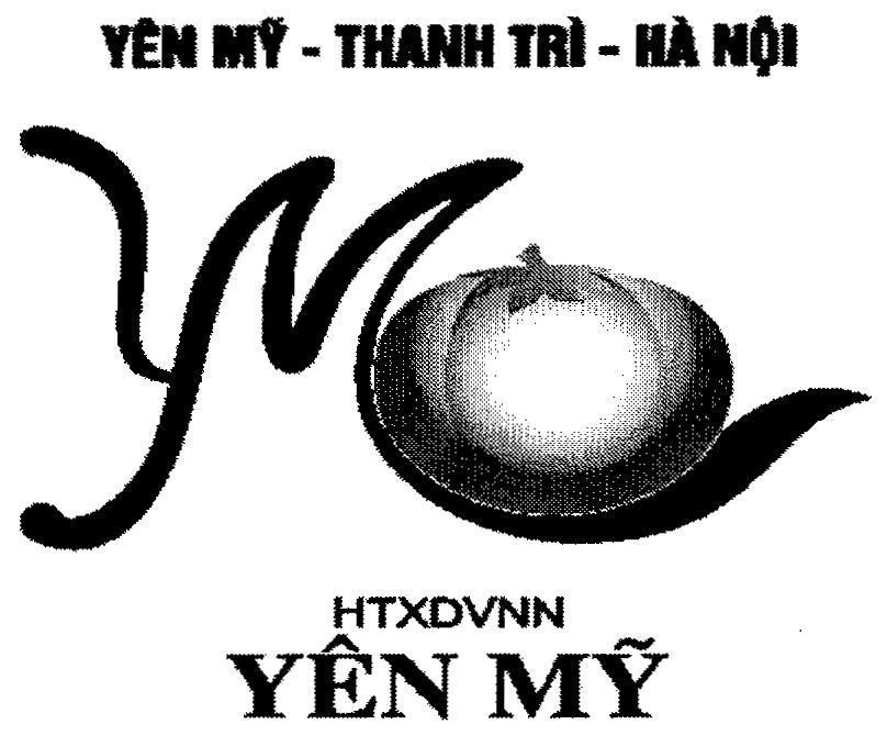 Mẫu nhãn hiệu YM Yên Mỹ - Thanh Trì - Hà Nội HTXDVNN Yên Mỹ