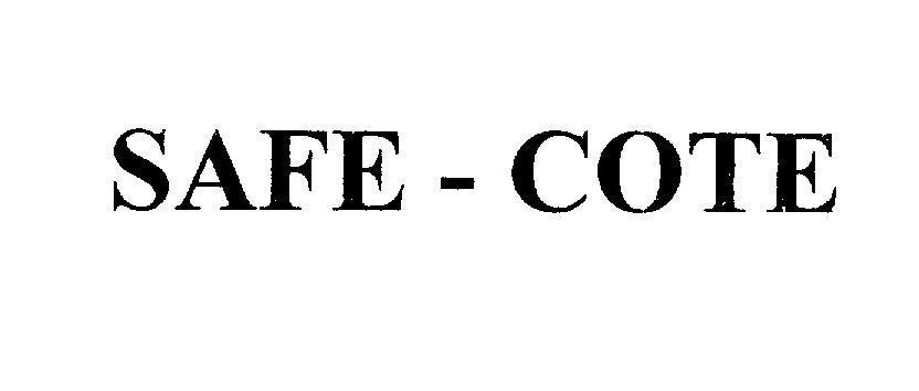 Mẫu nhãn hiệu SAFE - COTE