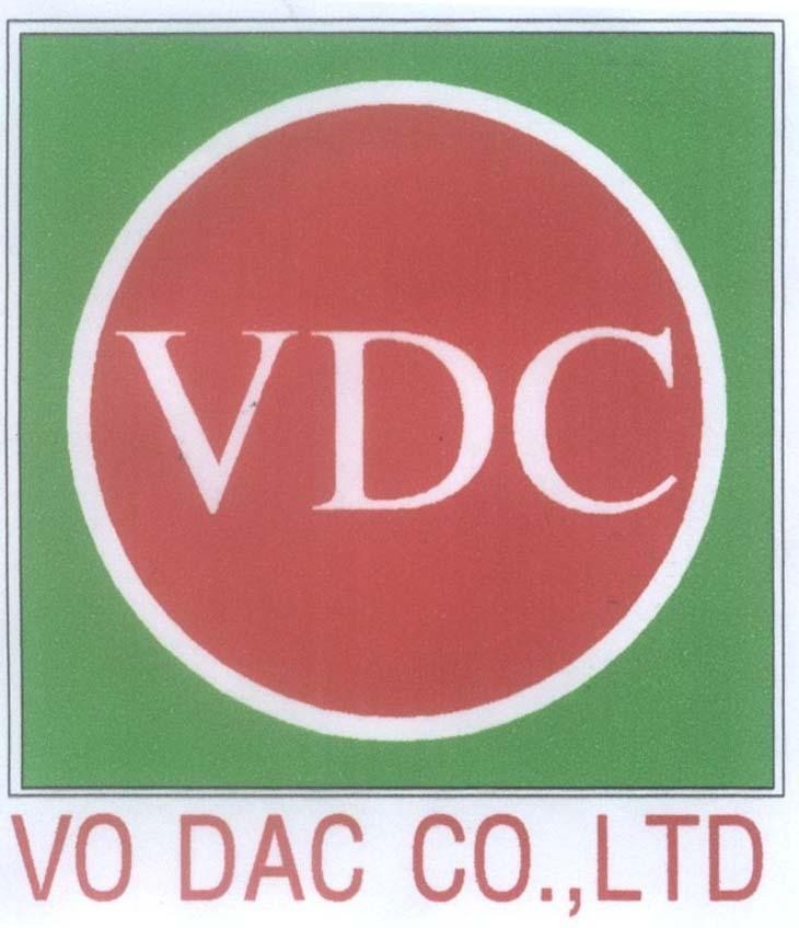 Mẫu nhãn hiệu VDC VO DAC CO.,LTD