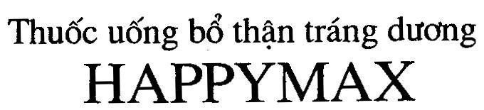 Mẫu nhãn hiệu HAPPYMAX Thuốc uống bổ thận tráng dương
