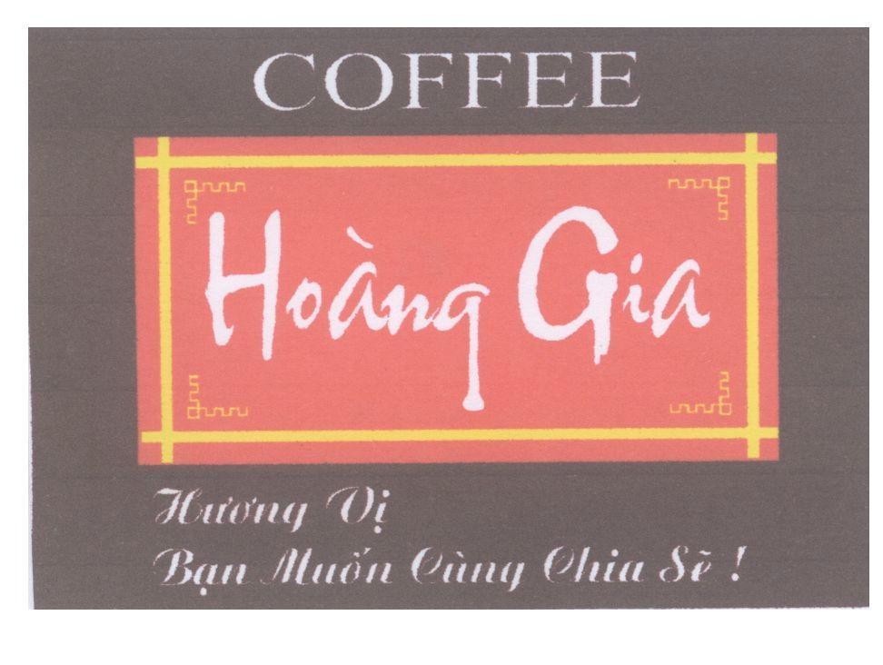 Mẫu nhãn hiệu Hoàng Gia COFFEE Hương vị bạn muốn cùng chia sẻ!
