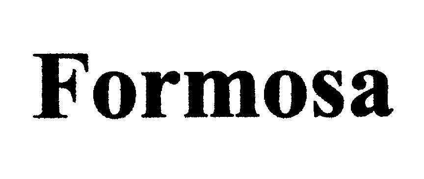 Mẫu nhãn hiệu FORMOSA