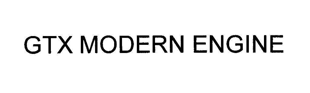 Mẫu nhãn hiệu GTX MODERN ENGINE
