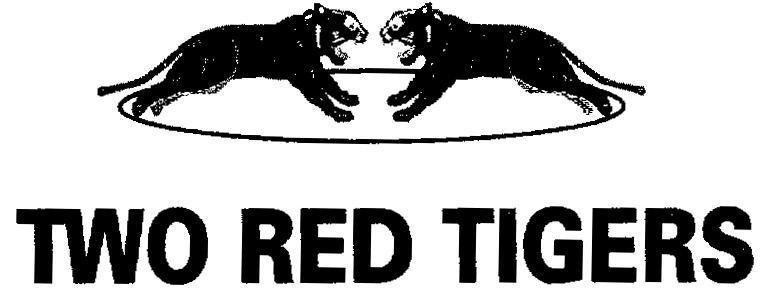 Mẫu nhãn hiệu TWO RED TIGERS
