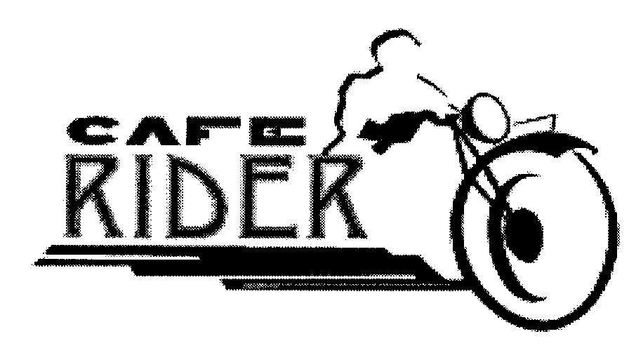 Mẫu nhãn hiệu CAFE RIDER