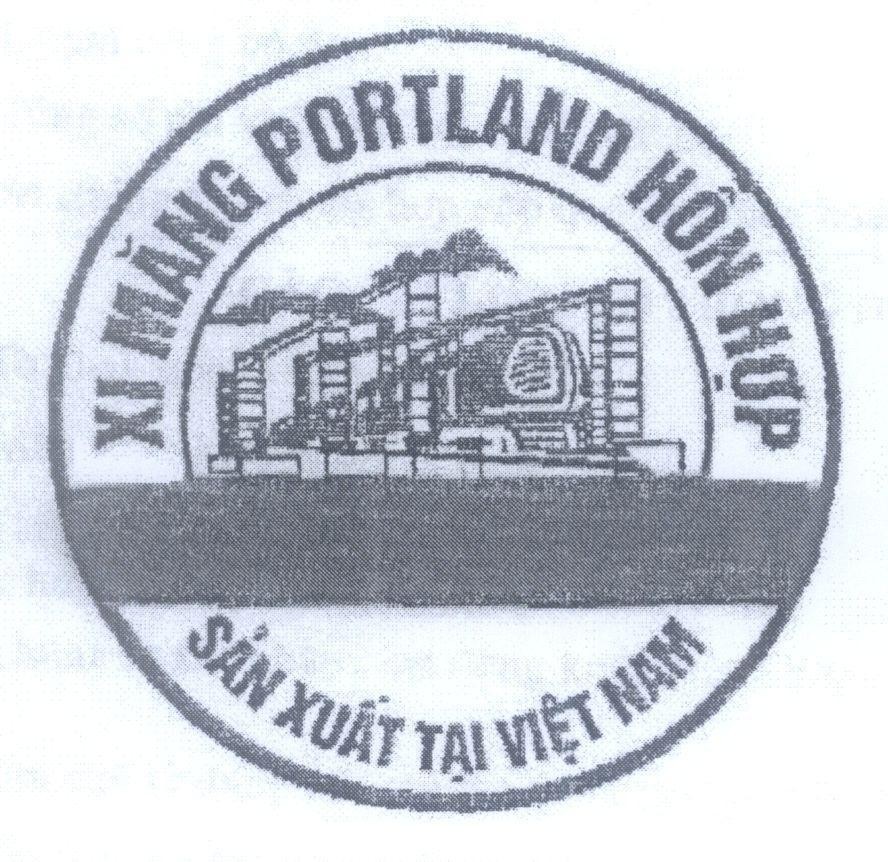 Mẫu nhãn hiệu XI MĂNG PORTLAND Hỗn Hợp Sản Xuất Tại Việt Nam