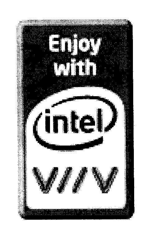 Mẫu nhãn hiệu Enjoy with intel VIIV